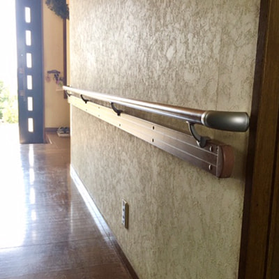 玄関・廊下・階段手摺り設置(バリアフリー対策)